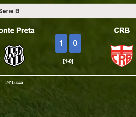Ponte Preta beats CRB 1-0 with a goal scored by L. 