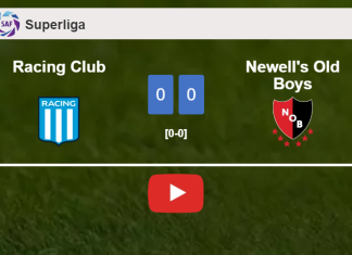 Racing Club draws 0-0 with Newell's Old Boys on Sunday. HIGHLIGHTS