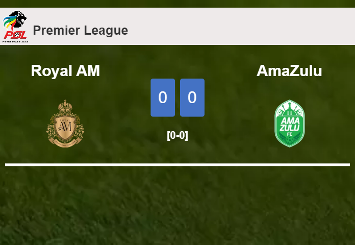Royal AM draws 0-0 with AmaZulu on Sunday