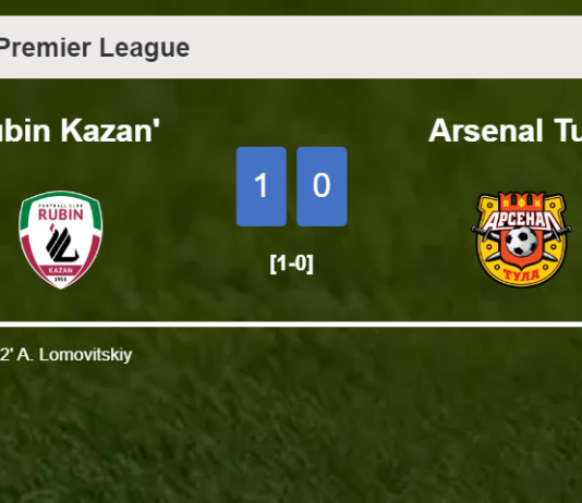 Rubin Kazan' draws 0-0 with Arsenal Tula on Sunday
