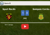 Sport Recife prevails over Sampaio Corrêa 1-0 with a late goal scored by R. Vanegas. HIGHLIGHTS