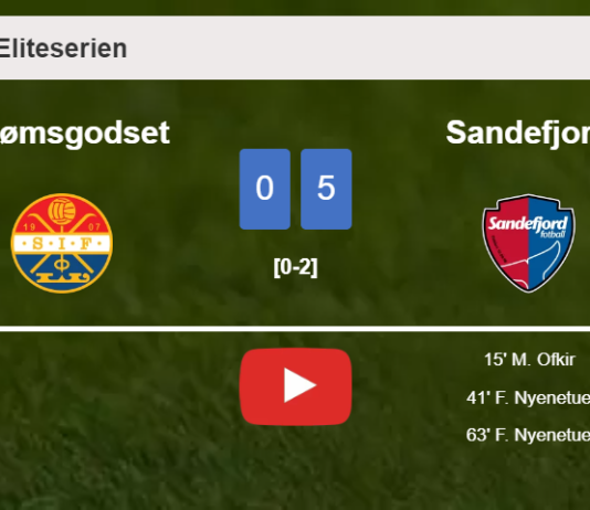 Sandefjord defeats Strømsgodset 5-0 with 3 goals from M. Ofkir. HIGHLIGHTS