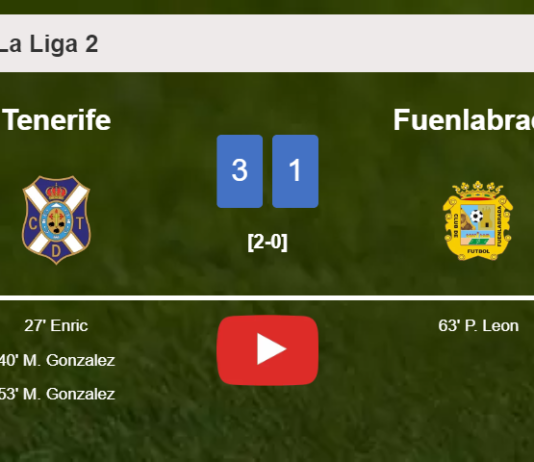 Tenerife tops Fuenlabrada 3-1. HIGHLIGHTS