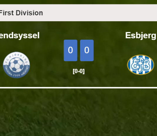 Vendsyssel draws 0-0 with Esbjerg on Sunday