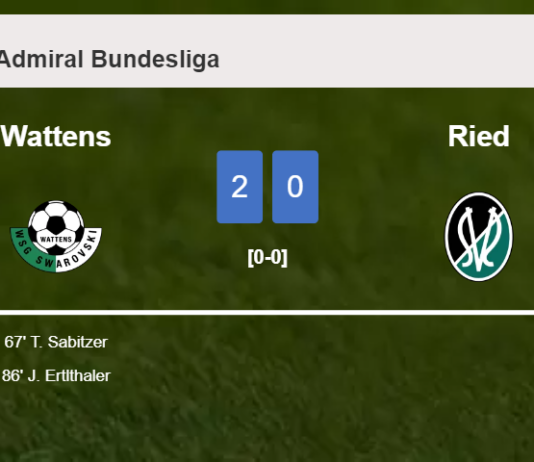 Wattens tops Ried 2-0 on Saturday
