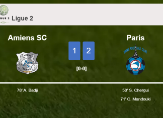 Paris beats Amiens SC 2-1