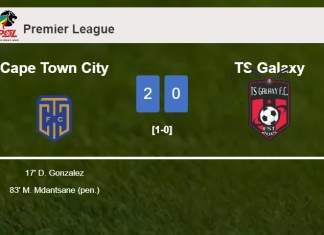 Cape Town City surprises TS Galaxy with a 2-0 win