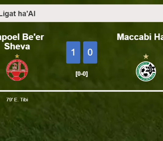 Hapoel Be'er Sheva conquers Maccabi Haifa 1-0 with a goal scored by E. Tibi