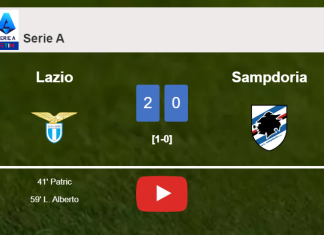 Lazio surprises Sampdoria with a 2-0 win. HIGHLIGHTS