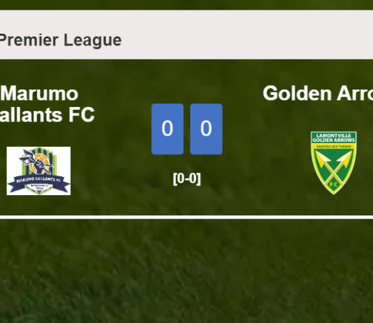 Marumo Gallants FC draws 0-0 with Golden Arrows on Saturday