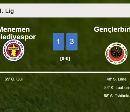 Gençlerbirliği defeats Menemen Belediyespor 3-1