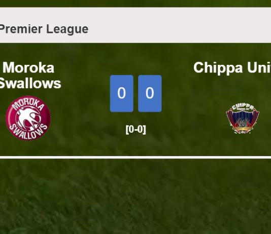 Moroka Swallows draws 0-0 with Chippa United on Saturday