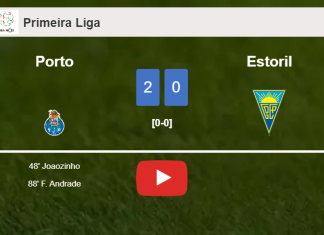 Porto tops Estoril 2-0 on Saturday. HIGHLIGHTS