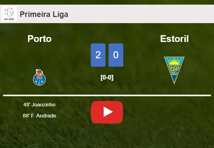 Porto overcomes Estoril 2-0 on Saturday. HIGHLIGHTS