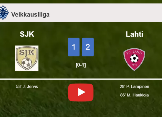 Lahti clutches a 2-1 win against SJK. HIGHLIGHTS