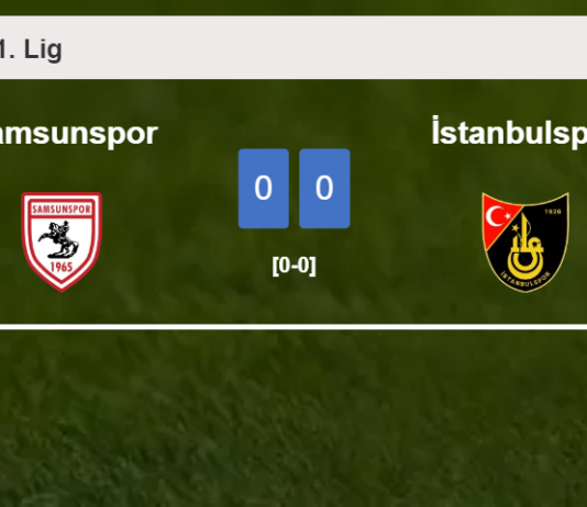 Samsunspor draws 0-0 with İstanbulspor on Saturday