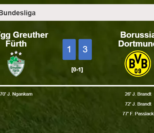 Borussia Dortmund overcomes SpVgg Greuther Fürth 3-1