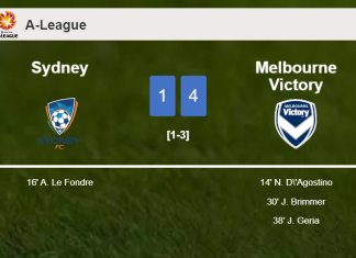 Melbourne Victory prevails over Sydney 4-1