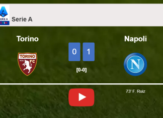 Napoli beats Torino 1-0 with a goal scored by F. Ruiz. HIGHLIGHTS