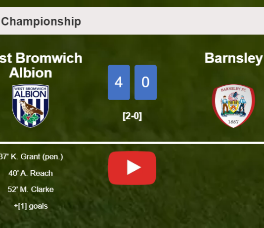 West Bromwich Albion liquidates Barnsley 4-0 after playing a great match. HIGHLIGHTS