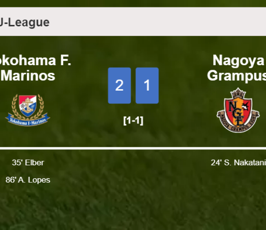 Yokohama F. Marinos recovers a 0-1 deficit to best Nagoya Grampus 2-1