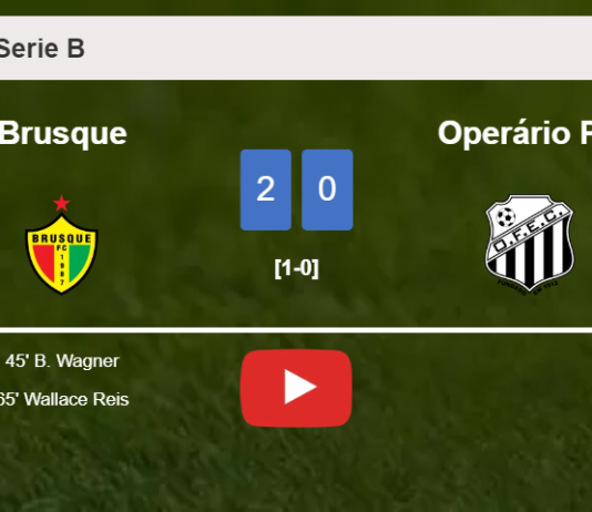 Brusque defeats Operário PR 2-0 on Saturday. HIGHLIGHTS