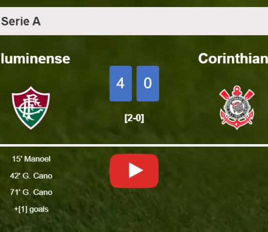 Fluminense estinguishes Corinthians 4-0 after playing a great match. HIGHLIGHTS