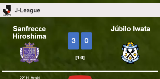 Sanfrecce Hiroshima prevails over Júbilo Iwata 3-0. HIGHLIGHTS