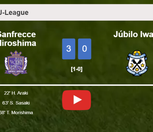 Sanfrecce Hiroshima prevails over Júbilo Iwata 3-0. HIGHLIGHTS