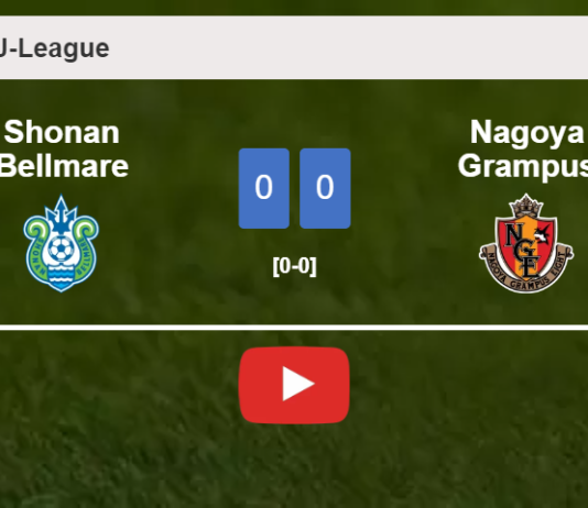 Shonan Bellmare draws 0-0 with Nagoya Grampus on Saturday. HIGHLIGHTS