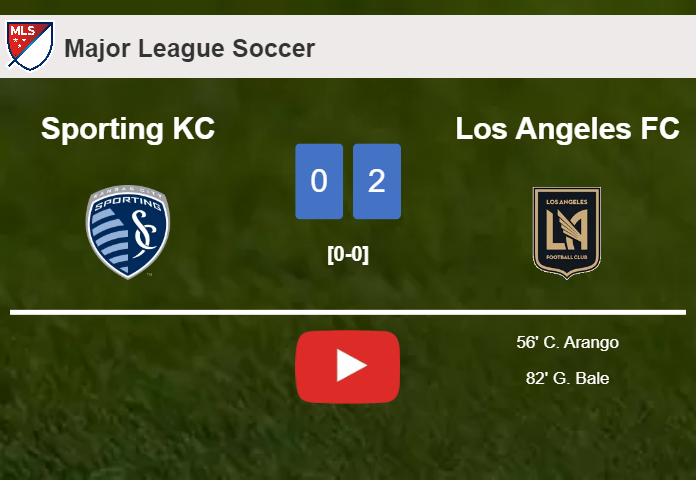 Los Angeles FC surprises Sporting KC with a 2-0 win. HIGHLIGHTS
