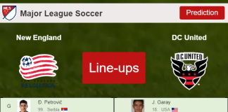 UPDATED PREDICTED LINE UP: New England vs DC United - 13-08-2022 Major League Soccer - USA
