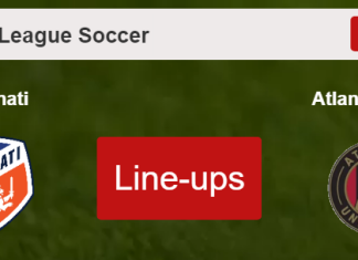 UPDATED PREDICTED LINE UP: Cincinnati vs Atlanta United - 14-08-2022 Major League Soccer - USA