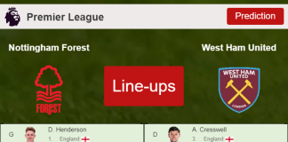 UPDATED PREDICTED LINE UP: Nottingham Forest vs West Ham United - 14-08-2022 Premier League - England