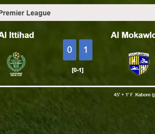 Al Mokawloon overcomes Al Ittihad 1-0 with a goal scored by F. Kabore