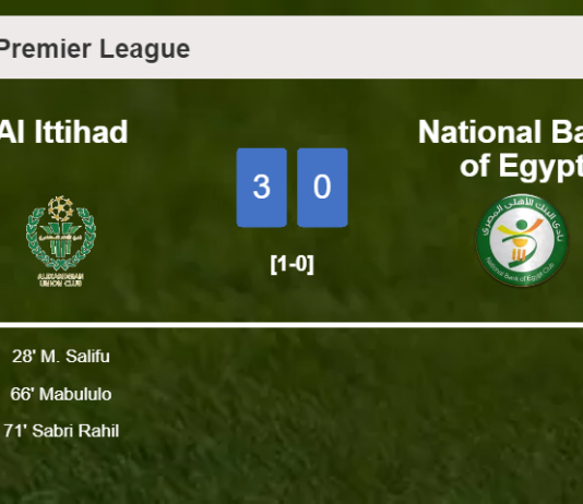 Al Ittihad beats National Bank of Egypt 3-0