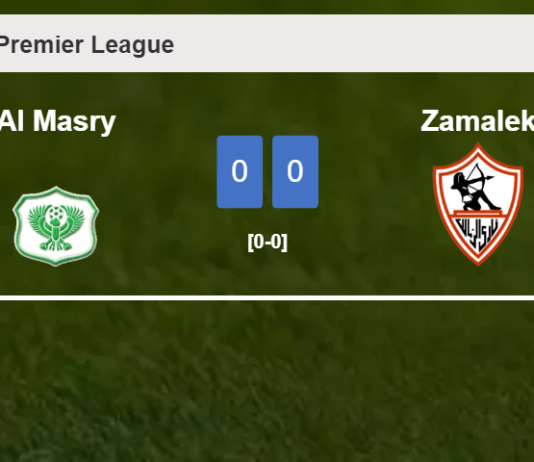 Al Masry draws 0-0 with Zamalek on Friday