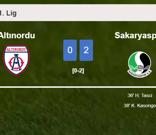 Sakaryaspor tops Altınordu 2-0 on Saturday