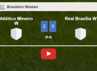 Real Brasília W prevails over Atlético Mineiro W 3-2. HIGHLIGHTS