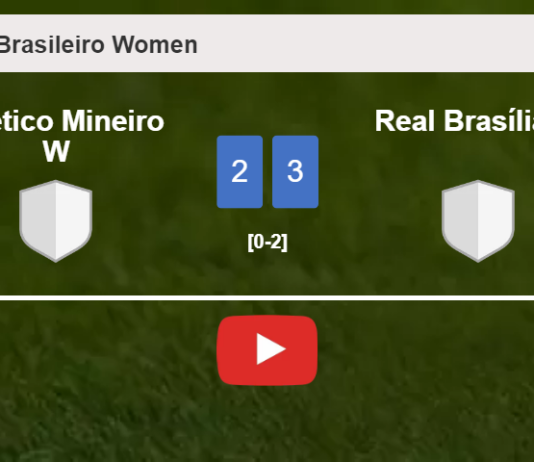 Real Brasília W prevails over Atlético Mineiro W 3-2. HIGHLIGHTS