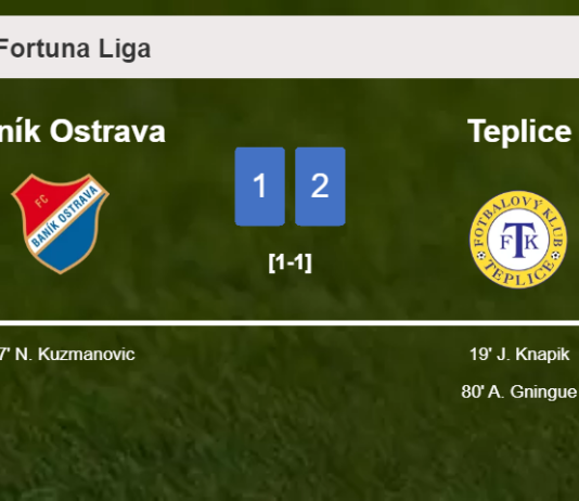 Teplice beats Baník Ostrava 2-1