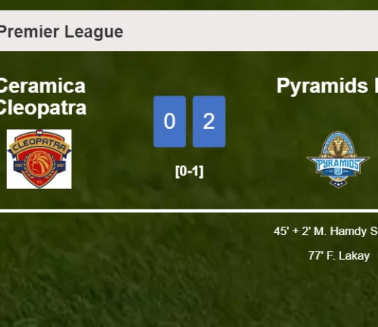 Pyramids FC beats Ceramica Cleopatra 2-0 on Friday