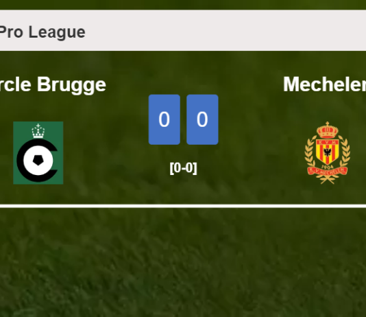 Cercle Brugge draws 0-0 with Mechelen on Saturday