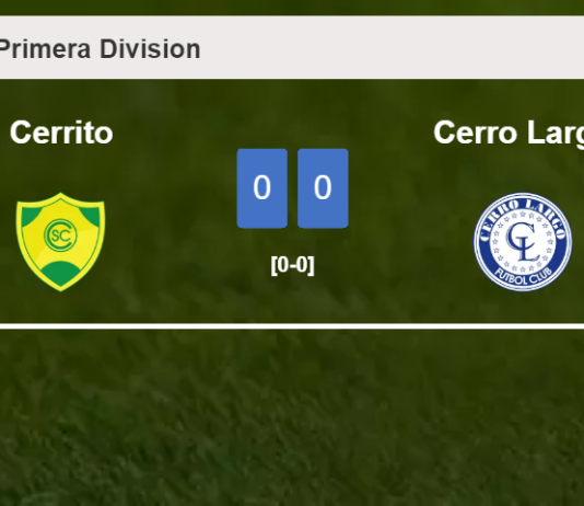 Cerrito draws 0-0 with Cerro Largo on Friday