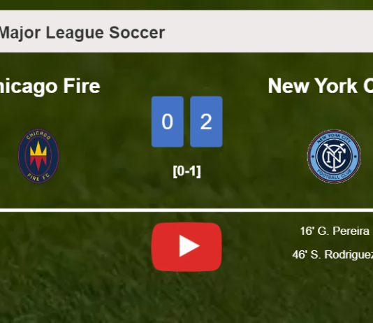 New York City surprises Chicago Fire with a 2-0 win. HIGHLIGHTS