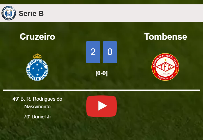Cruzeiro conquers Tombense 2-0 on Saturday. HIGHLIGHTS - Soccer Tonic