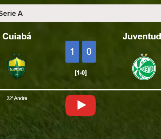 Cuiabá conquers Juventude 1-0 with a goal scored by A. . HIGHLIGHTS