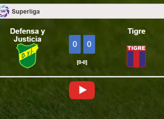 Defensa y Justicia draws 0-0 with Tigre on Saturday. HIGHLIGHTS