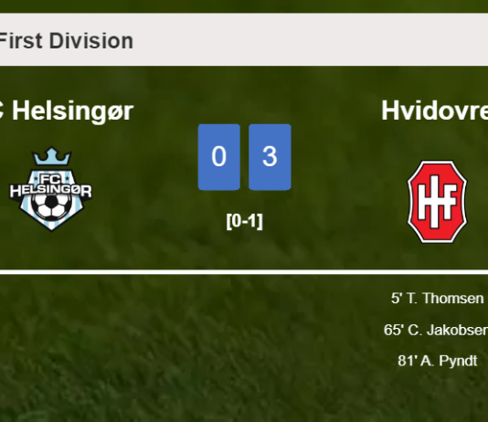 Hvidovre prevails over FC Helsingør 3-0