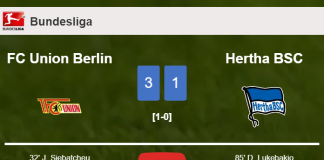 FC Union Berlin prevails over Hertha BSC 3-1. HIGHLIGHTS